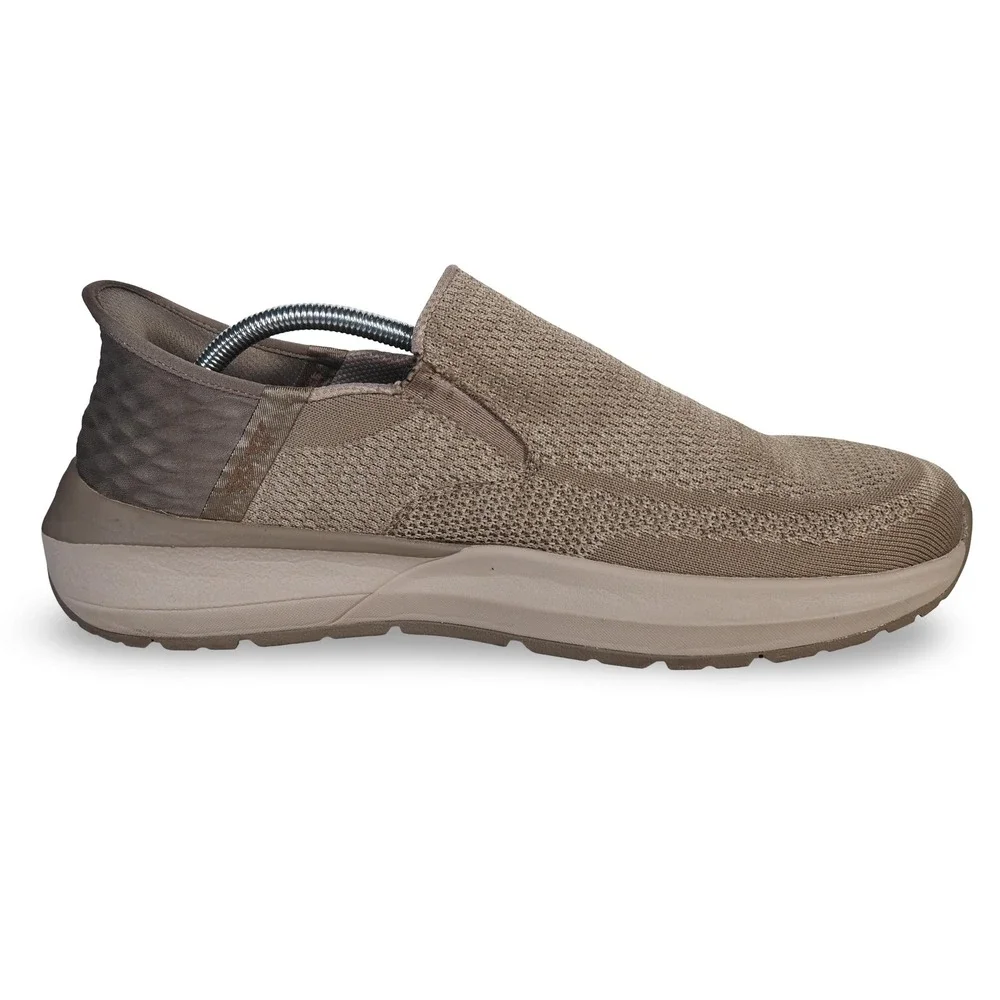Skechers Slip-ins Neville Casual Sneakers Mens 11.5 Taupe 210546 Hand Free